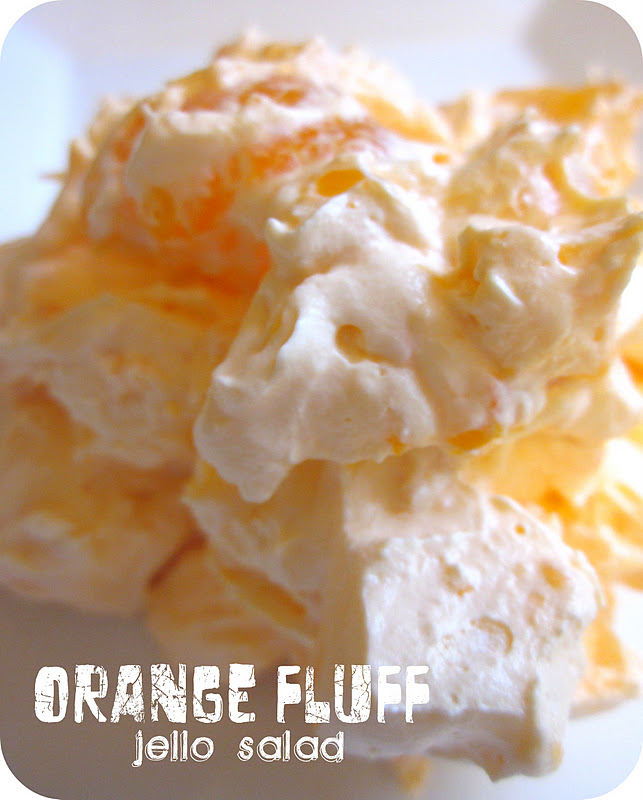 Orange Fluff Jello Salad Recipe